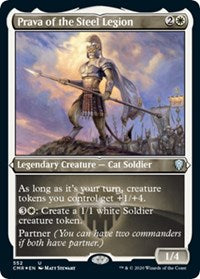 Prava of the Steel Legion (Foil Etched) [Commander Legends] | Event Horizon Hobbies CA