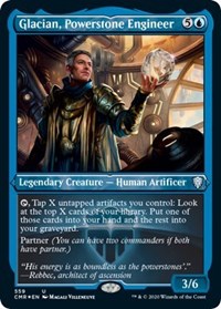 Glacian, Powerstone Engineer (Foil Etched) [Commander Legends] | Event Horizon Hobbies CA