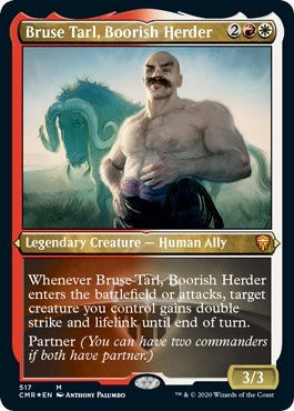 Bruse Tarl, Boorish Herder (Foil Etched) [Commander Legends] | Event Horizon Hobbies CA