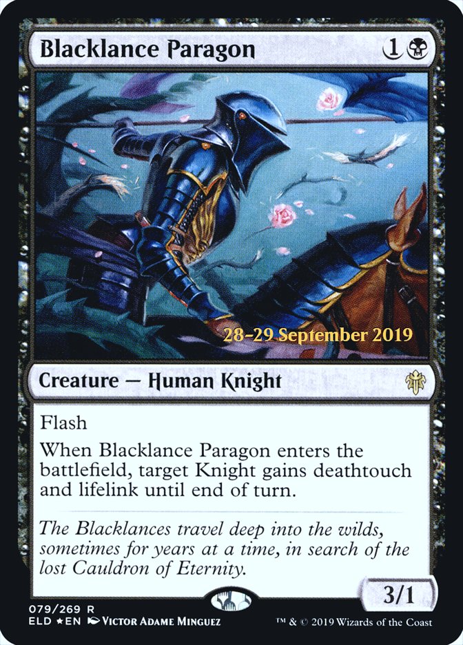Blacklance Paragon  [Throne of Eldraine Prerelease Promos] | Event Horizon Hobbies CA