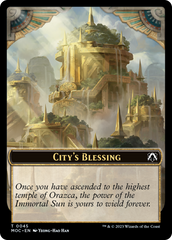 Elephant // City's Blessing Double-Sided Token [March of the Machine Commander Tokens] | Event Horizon Hobbies CA