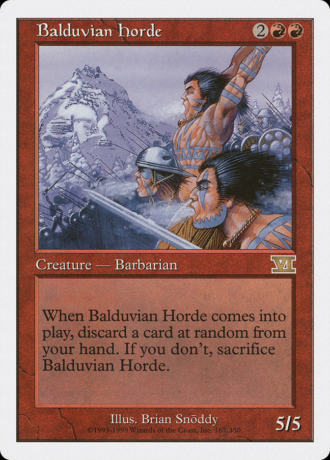 Balduvian Horde [Classic Sixth Edition] | Event Horizon Hobbies CA