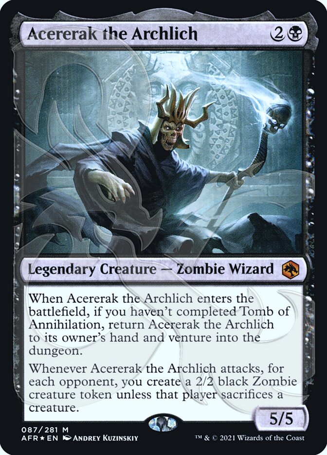 Acererak the Archlich (Ampersand Promo) [Dungeons & Dragons: Adventures in the Forgotten Realms Promos] | Event Horizon Hobbies CA