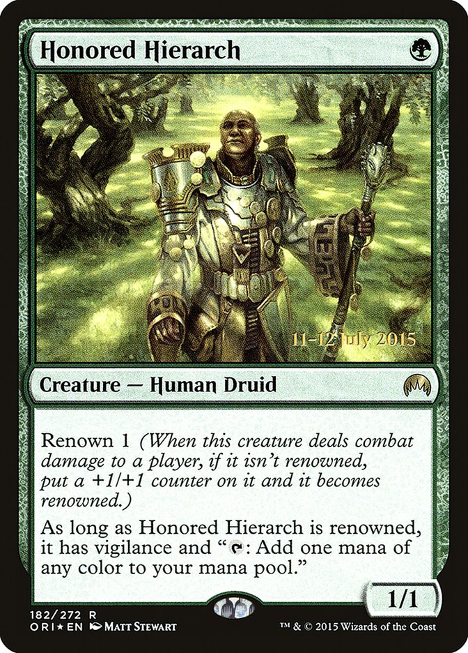 Honored Hierarch [Magic Origins Prerelease Promos] | Event Horizon Hobbies CA