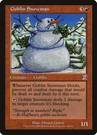 Goblin Snowman [Time Spiral Timeshifted] | Event Horizon Hobbies CA