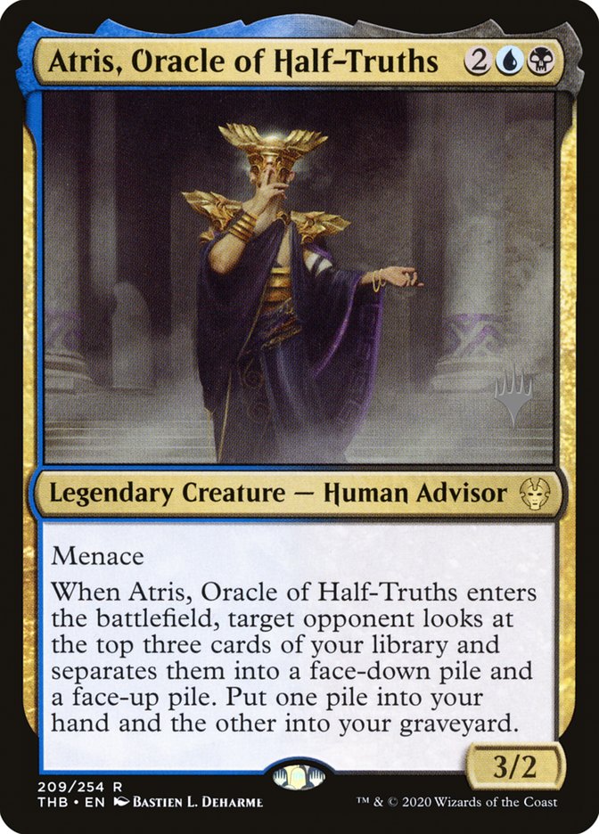 Atris, Oracle of Half-Truths (Promo Pack) [Theros Beyond Death Promos] | Event Horizon Hobbies CA