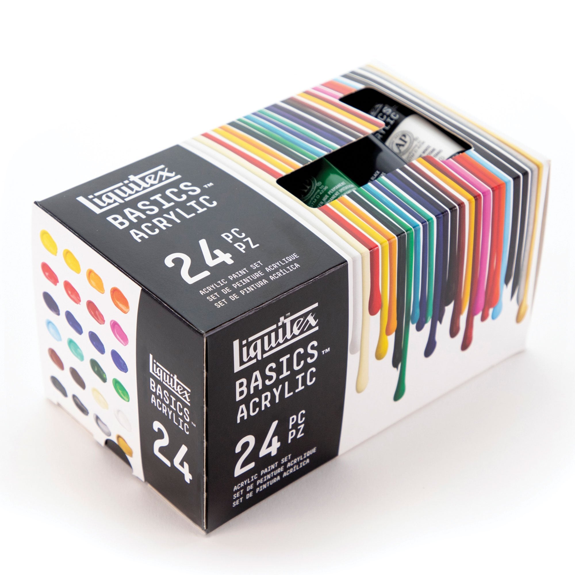 Liquitex Basics Acrylic Colours Set  (24x22mL) | Event Horizon Hobbies CA