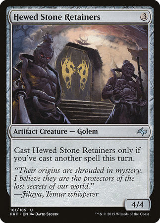 Hewed Stone Retainers [Fate Reforged] | Event Horizon Hobbies CA