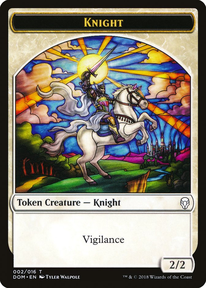 Knight (002/016) [Dominaria Tokens] | Event Horizon Hobbies CA