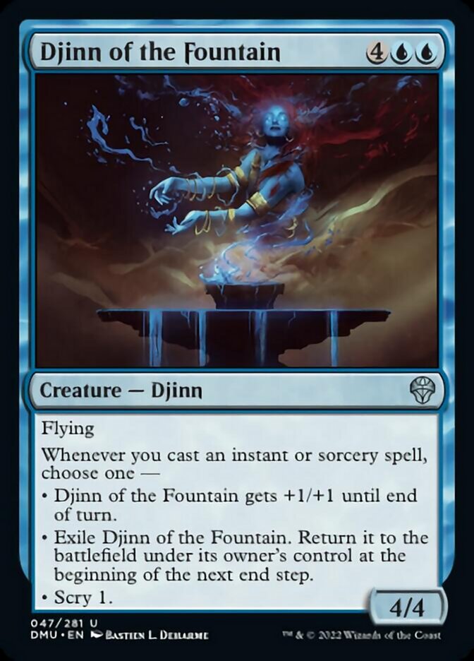Djinn of the Fountain [Dominaria United] | Event Horizon Hobbies CA