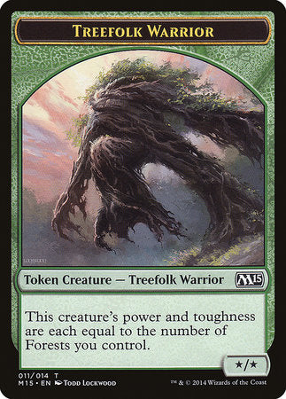 Treefolk Warrior Token [Magic 2015 Tokens] | Event Horizon Hobbies CA