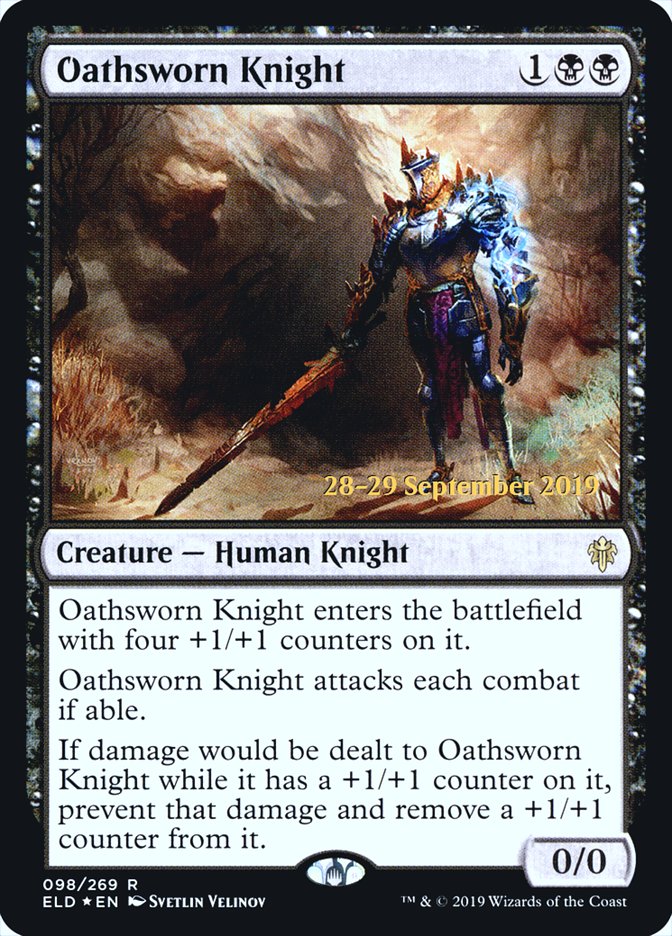 Oathsworn Knight  [Throne of Eldraine Prerelease Promos] | Event Horizon Hobbies CA