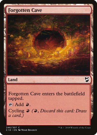 Forgotten Cave [Commander 2018] | Event Horizon Hobbies CA