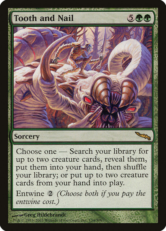 Tooth and Nail [Mirrodin] | Event Horizon Hobbies CA