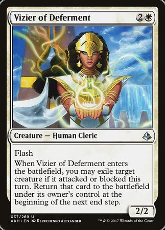 Vizier of Deferment [Amonkhet] | Event Horizon Hobbies CA