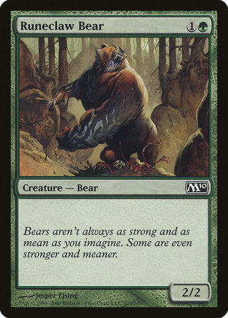 Runeclaw Bear [Magic 2010] | Event Horizon Hobbies CA