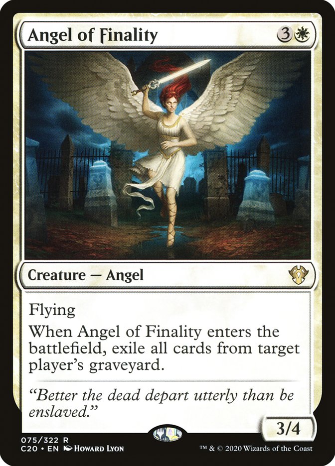 Angel of Finality [Commander 2020] | Event Horizon Hobbies CA
