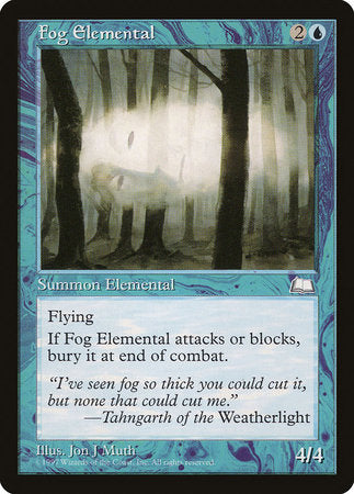 Fog Elemental [Weatherlight] | Event Horizon Hobbies CA