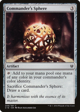 Commander's Sphere [Commander 2016] | Event Horizon Hobbies CA