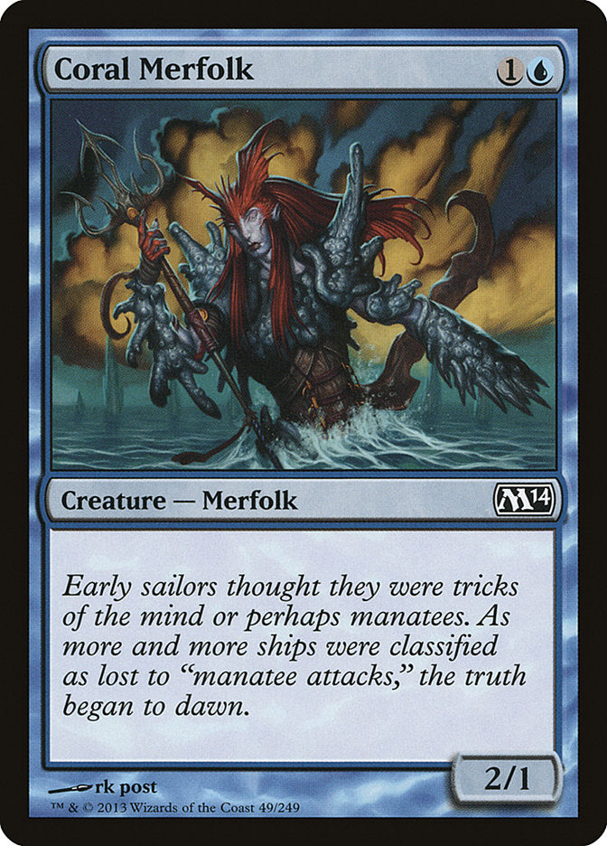 Coral Merfolk [Magic 2014] | Event Horizon Hobbies CA