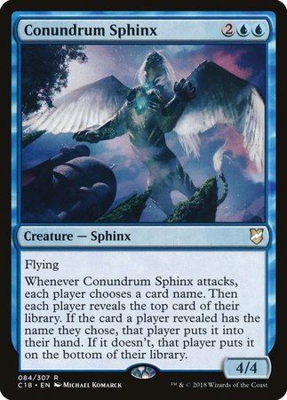 Conundrum Sphinx [Commander 2018] | Event Horizon Hobbies CA