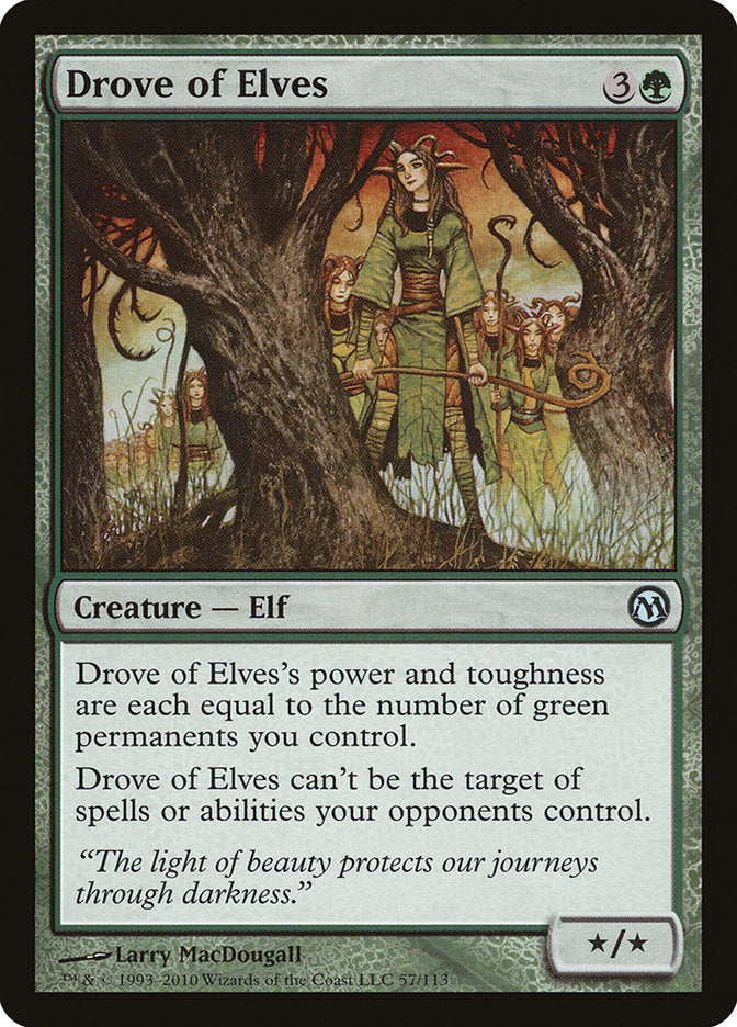 Drove of Elves [Duels of the Planeswalkers] | Event Horizon Hobbies CA