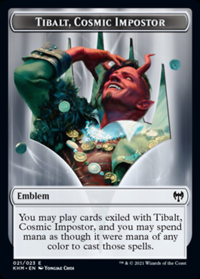 Emblem - Tibalt, Cosmic Impostor [Kaldheim] | Event Horizon Hobbies CA