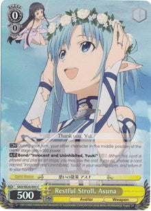 Restful Stroll, Asuna (SAO/SE26-E03 C) (Parallel Foil) [Sword Art Online II Vol.2]