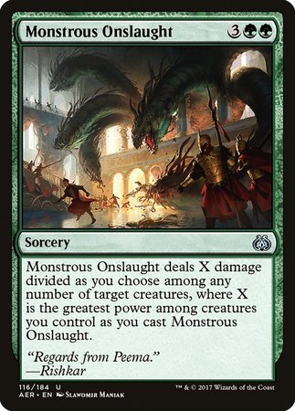 Monstrous Onslaught [Aether Revolt] | Event Horizon Hobbies CA