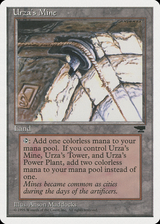 Urza's Mine (Pulley Embedded in Stone) [Chronicles] | Event Horizon Hobbies CA