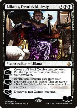 Liliana, Death's Majesty [Amonkhet Promos] | Event Horizon Hobbies CA