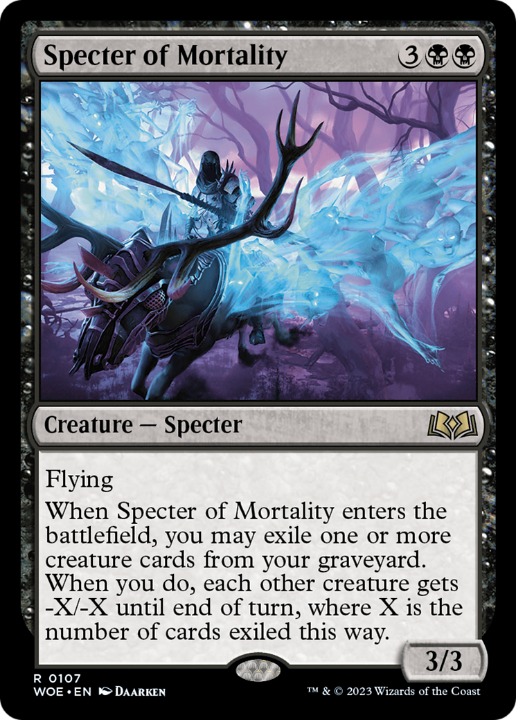 Specter of Mortality [Wilds of Eldraine] | Event Horizon Hobbies CA