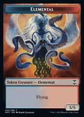 Elemental (032) // Rogue Double-sided Token [Streets of New Capenna Commander Tokens] | Event Horizon Hobbies CA