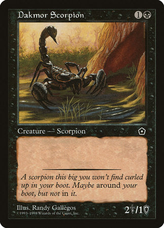 Dakmor Scorpion [Portal Second Age] | Event Horizon Hobbies CA