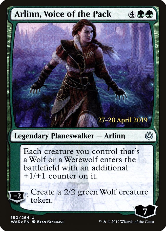 Arlinn, Voice of the Pack  [War of the Spark Prerelease Promos] | Event Horizon Hobbies CA