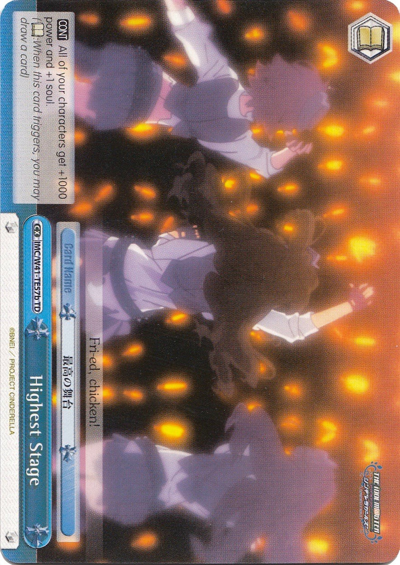 Highest Stage (IMC/W41-TE57b TD) [The iDOLM@STER Cinderella Girls]