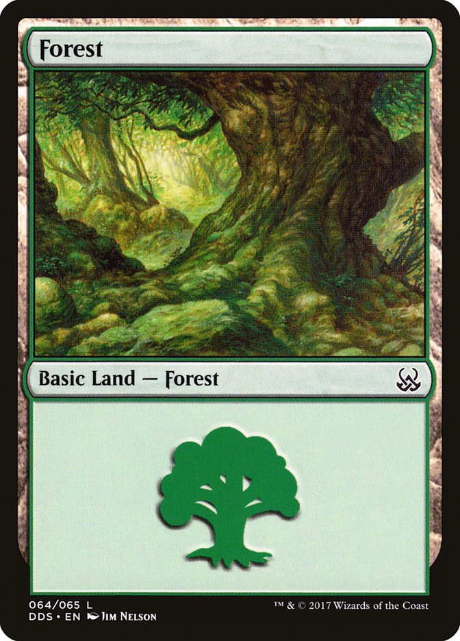 Forest (64) [Duel Decks: Mind vs. Might] | Event Horizon Hobbies CA