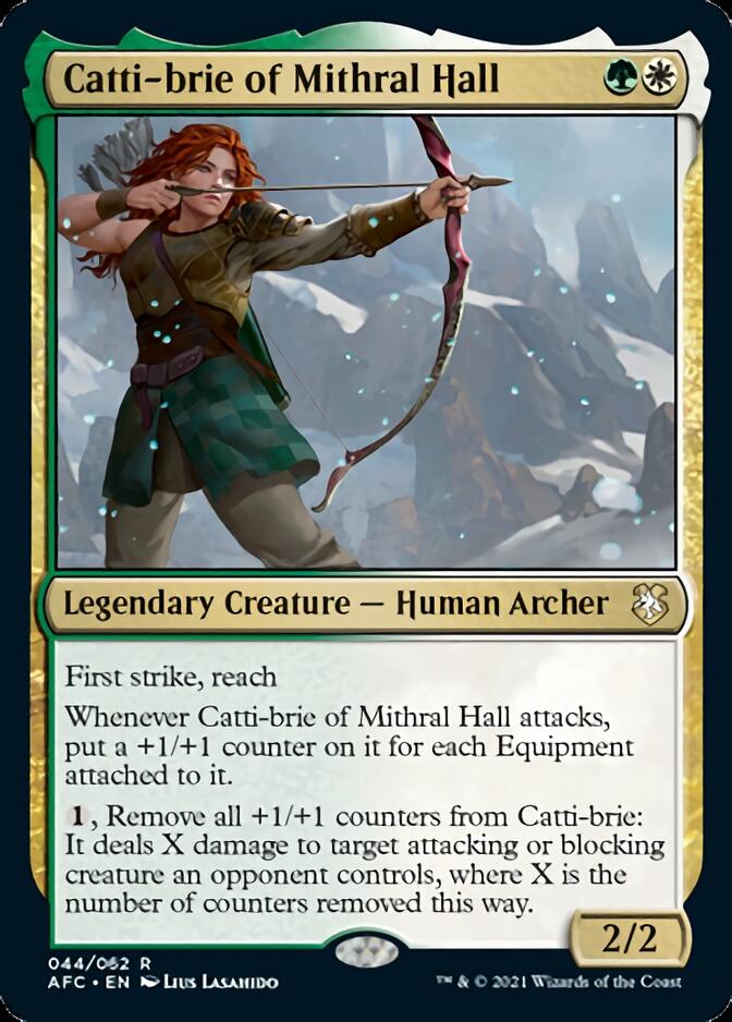 Catti-brie of Mithral Hall [Dungeons & Dragons: Adventures in the Forgotten Realms Commander] | Event Horizon Hobbies CA