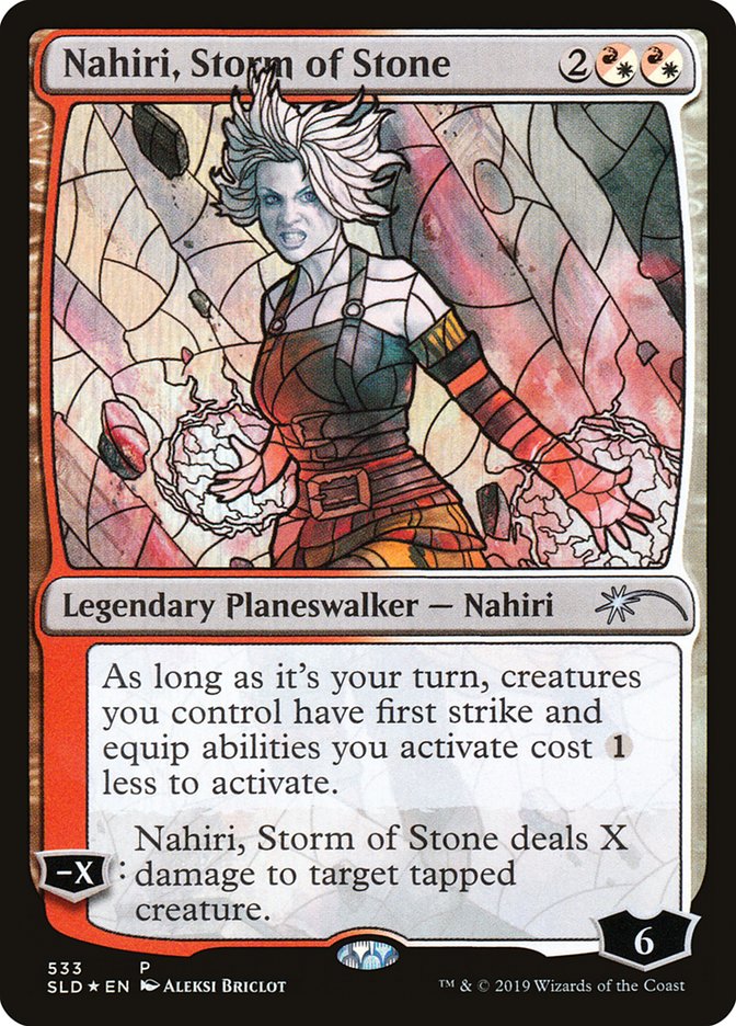 Nahiri, Storm of Stone (Stained Glass) [Secret Lair Drop Promos] | Event Horizon Hobbies CA