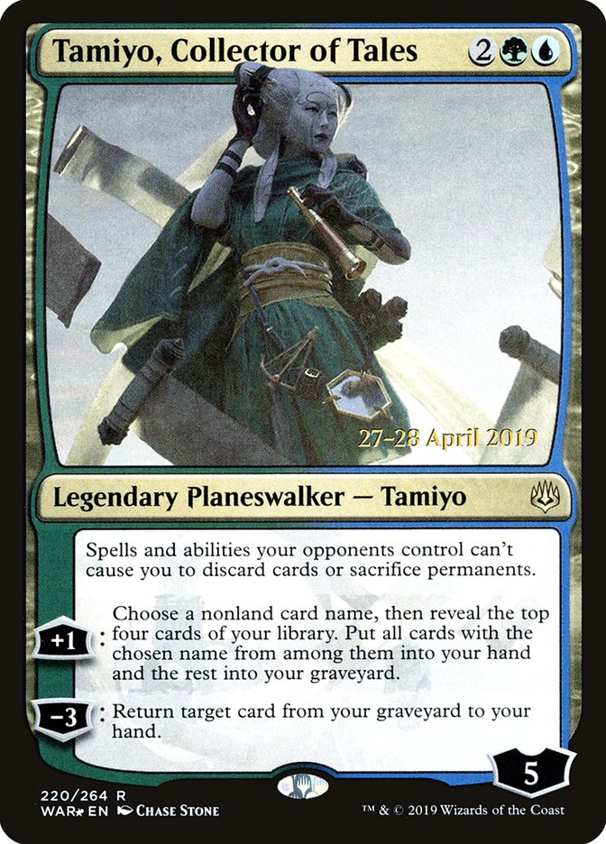 Tamiyo, Collector of Tales  [War of the Spark Prerelease Promos] | Event Horizon Hobbies CA