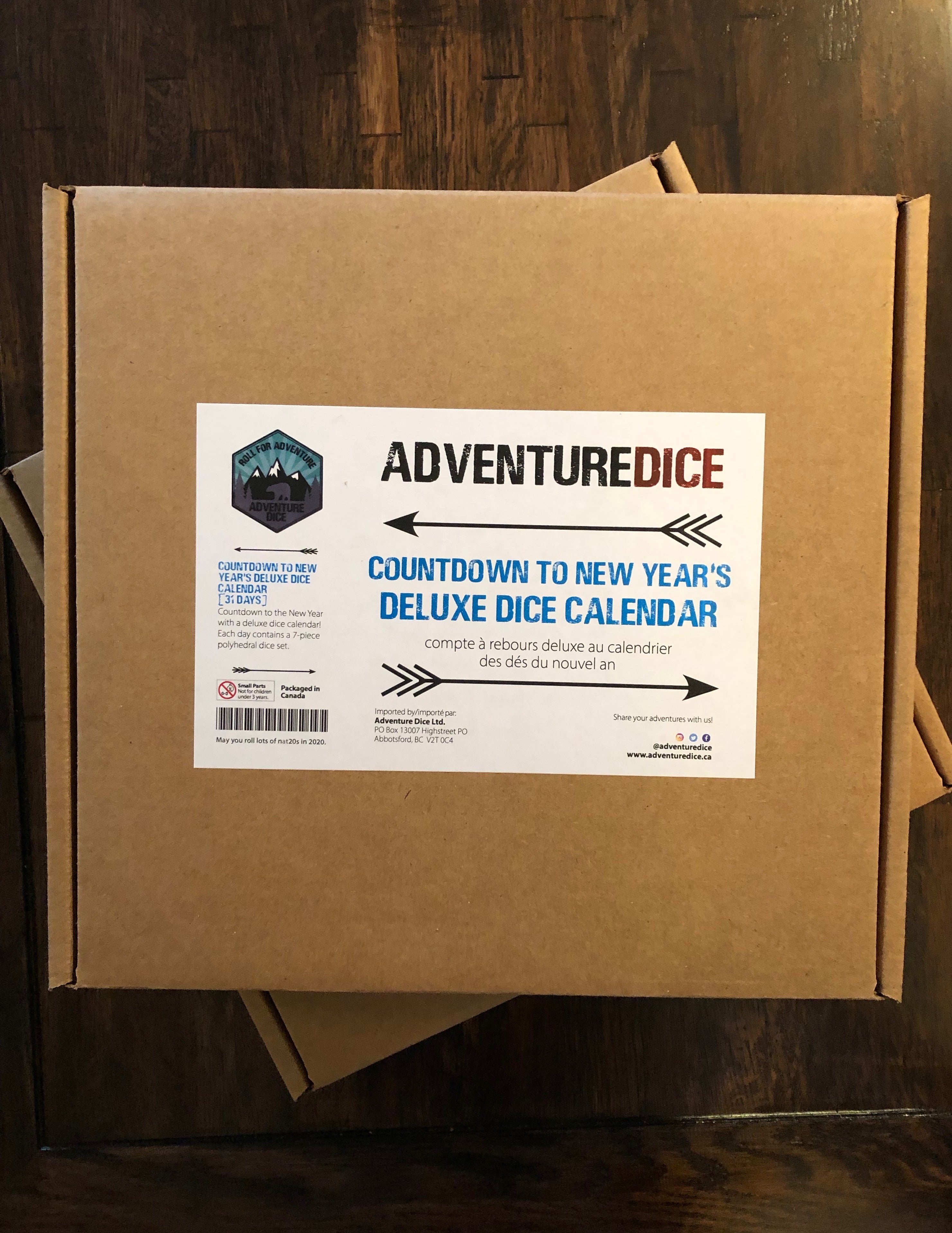 Adventure Dice - Polyhedral Dice Advent Calendar - 31 Days | Event Horizon Hobbies CA