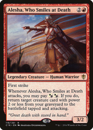 Alesha, Who Smiles at Death [Commander 2016] | Event Horizon Hobbies CA