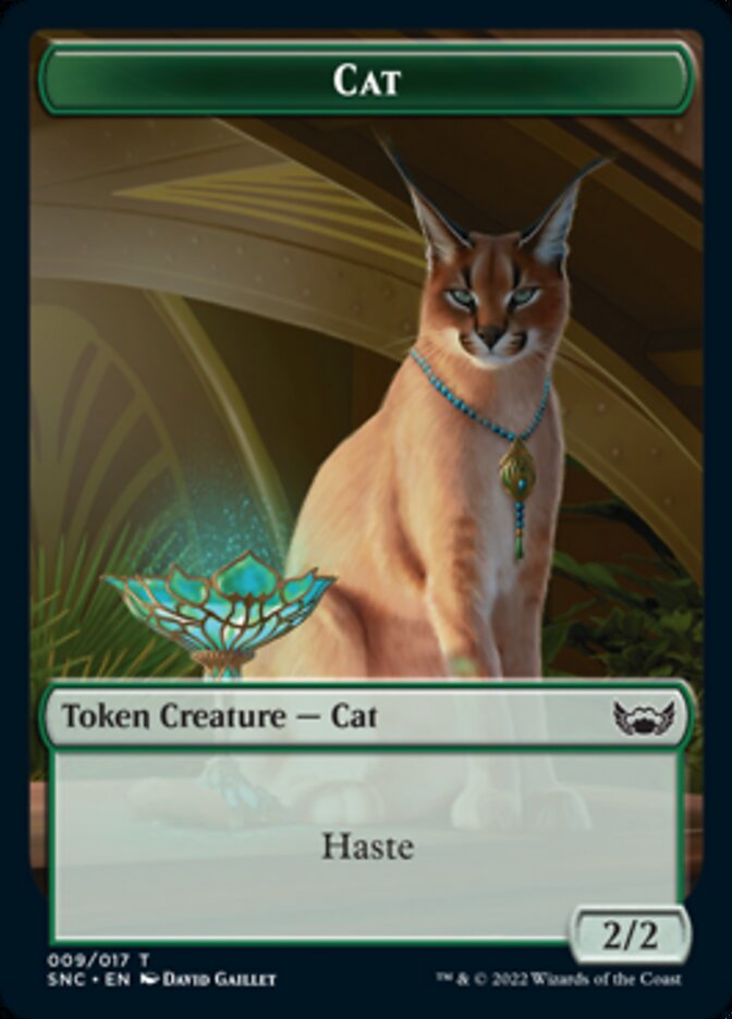 Cat // Rogue Double-sided Token [Streets of New Capenna Tokens] | Event Horizon Hobbies CA