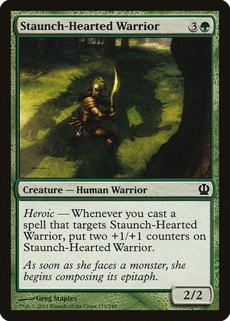 Staunch-Hearted Warrior [Theros] | Event Horizon Hobbies CA