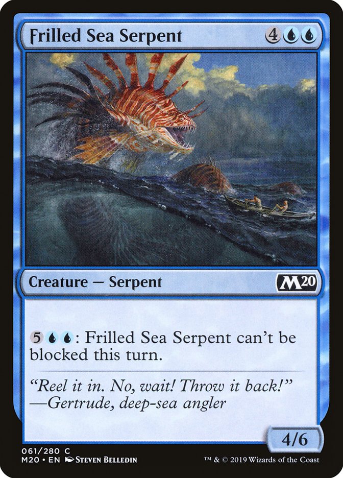 Frilled Sea Serpent [Core Set 2020] | Event Horizon Hobbies CA