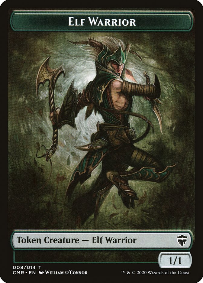 Elf Warrior // Thrull Token [Commander Legends Tokens] | Event Horizon Hobbies CA