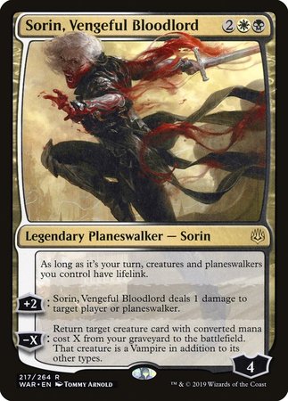 Sorin, Vengeful Bloodlord [War of the Spark] | Event Horizon Hobbies CA