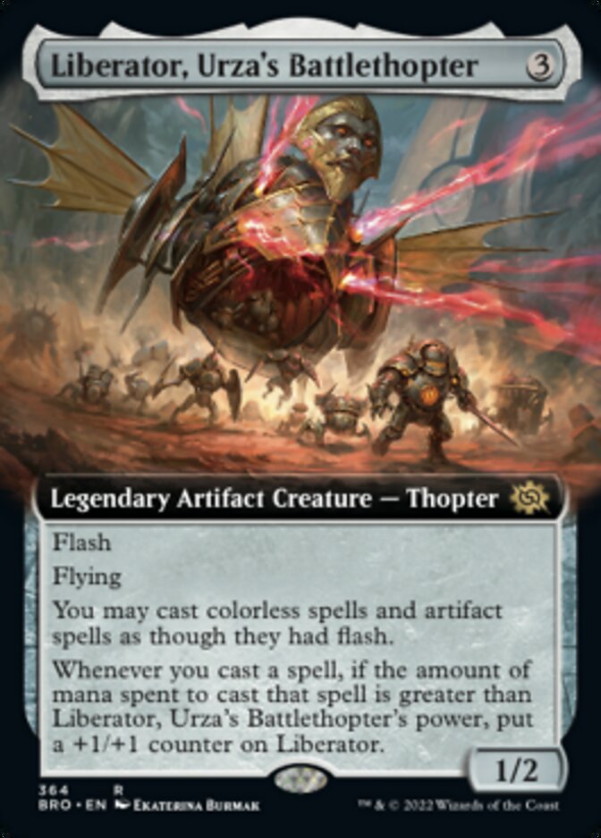 Liberator, Urza's Battlethopter (Extended Art) [The Brothers' War] | Event Horizon Hobbies CA