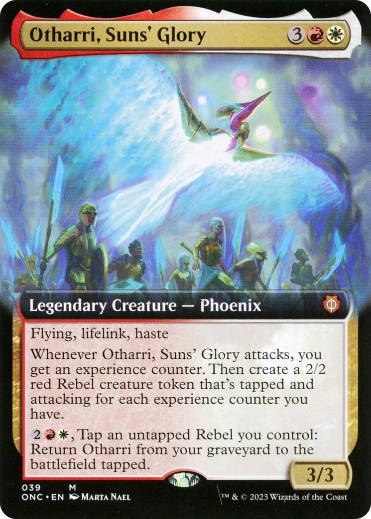 Otharri, Suns' Glory (Extended Art) [Phyrexia: All Will Be One Commander] | Event Horizon Hobbies CA
