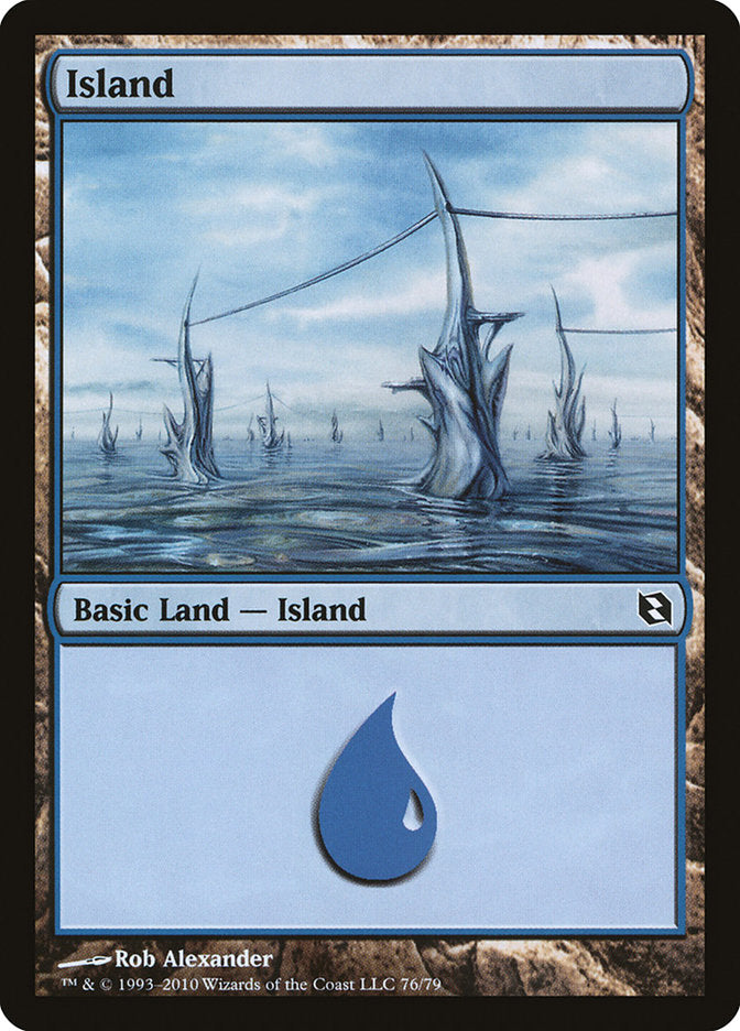 Island (76) [Duel Decks: Elspeth vs. Tezzeret] | Event Horizon Hobbies CA